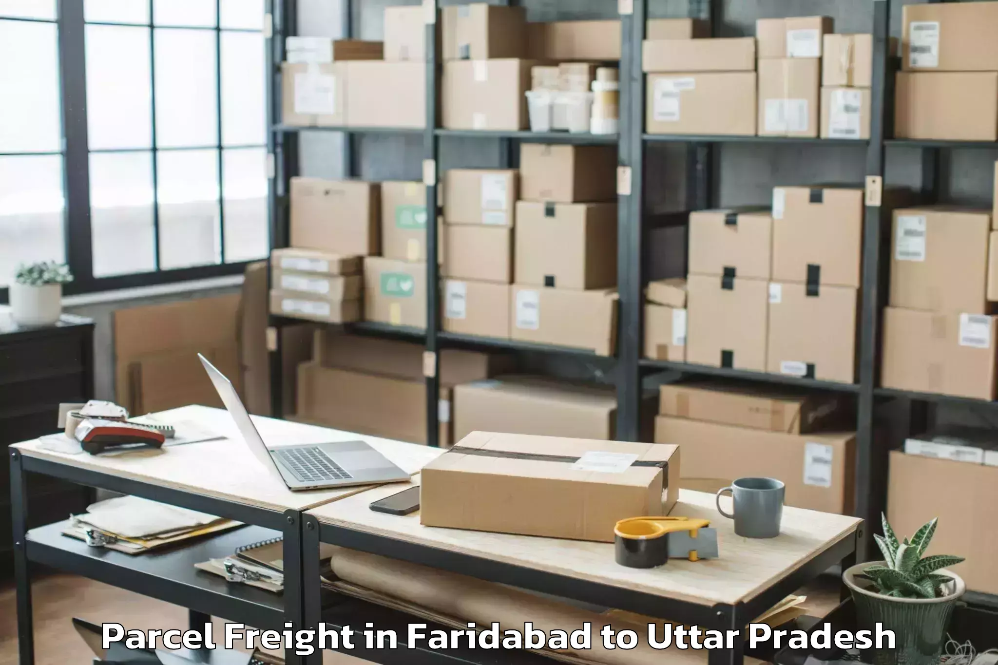 Book Your Faridabad to Ramkola Parcel Freight Today